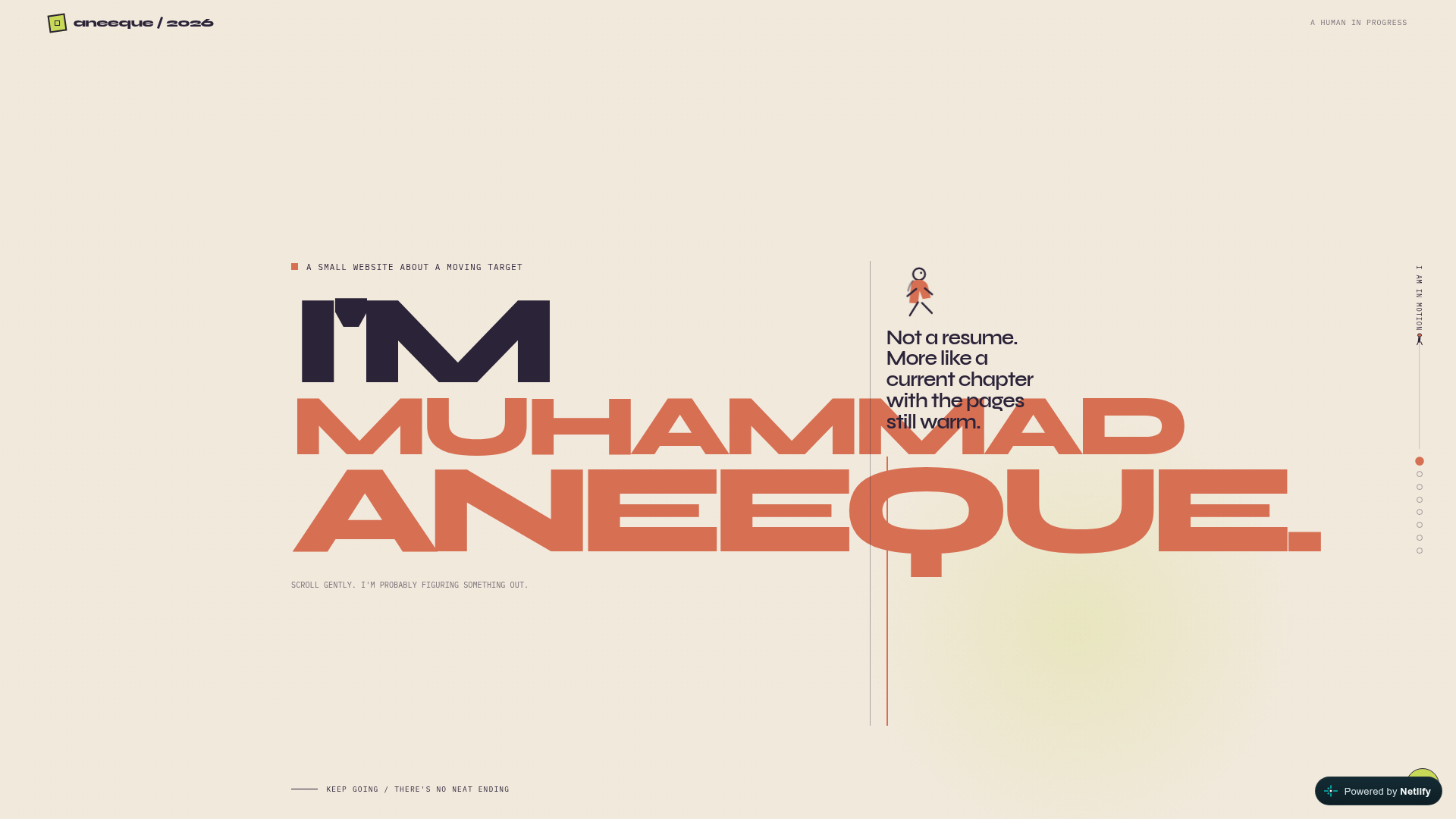 Maneeque – Personal Portfolio